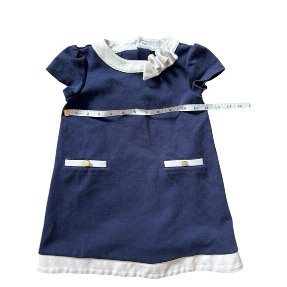 Jamie And Jack Nautical Sailor Dress Preppy Academia Sophisticated Size 3T - Picture 4 of 4